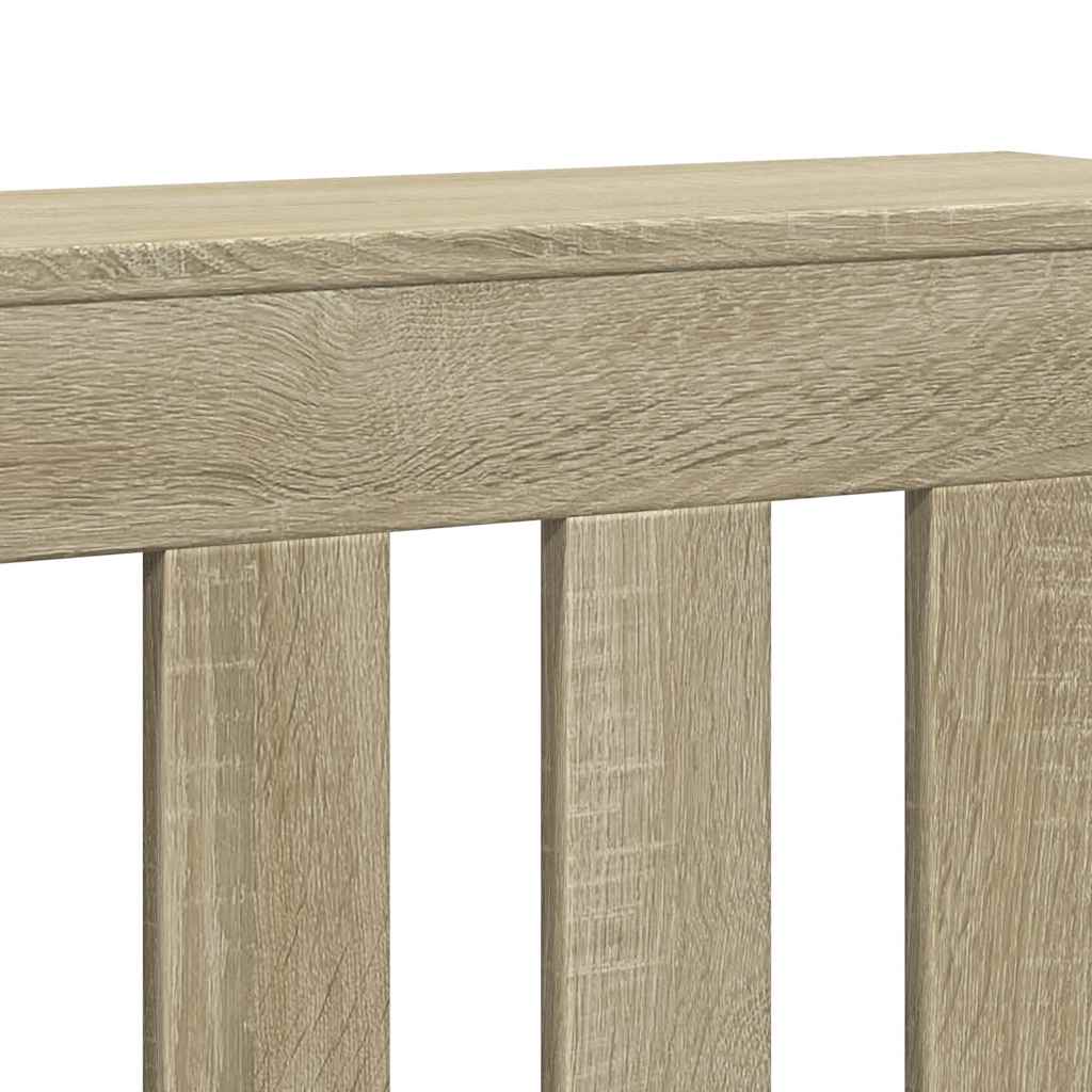 Radiatorombouw 149x20x82 cm bewerkt hout sonoma eikenkleurig is nu te koop bij PeponiXL, paradijselijk wonen!