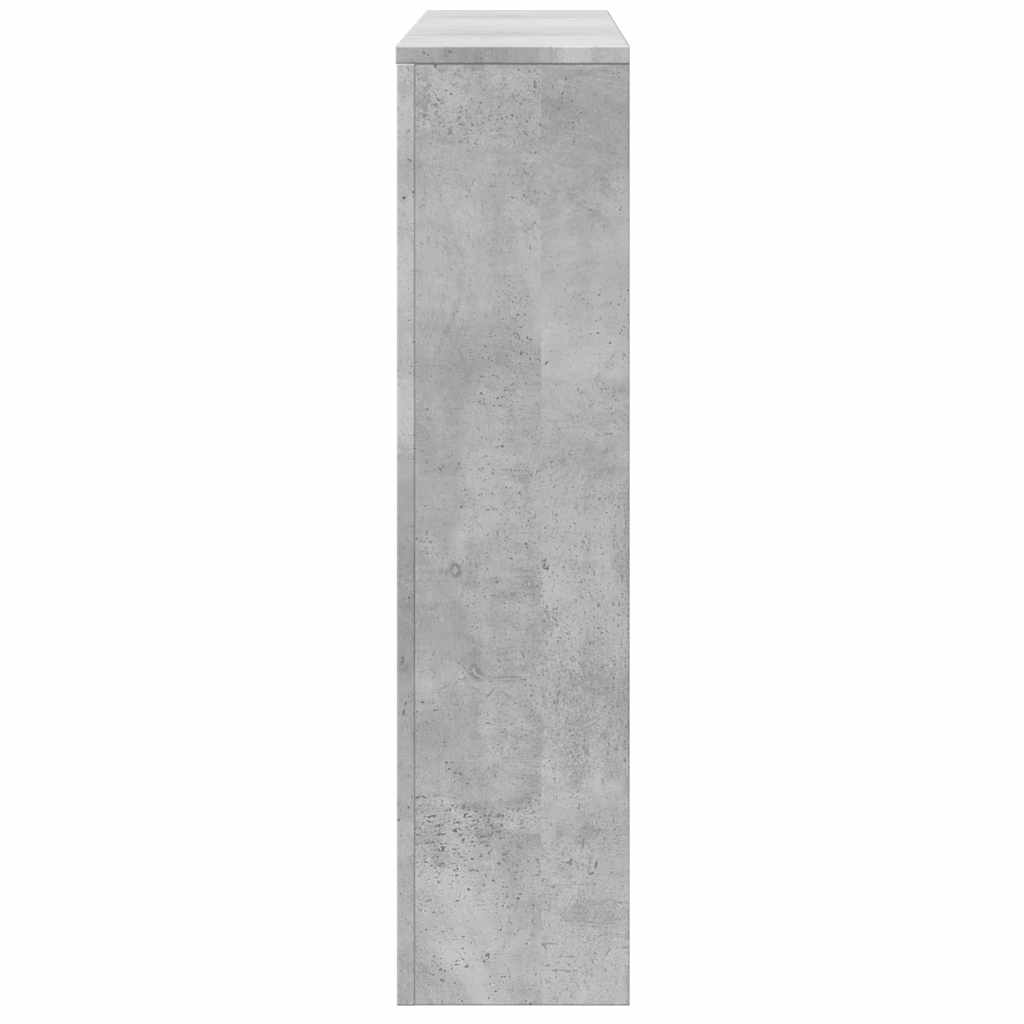 Radiatorombouw 149x20x82 cm bewerkt hout betongrijs is nu te koop bij PeponiXL, paradijselijk wonen!