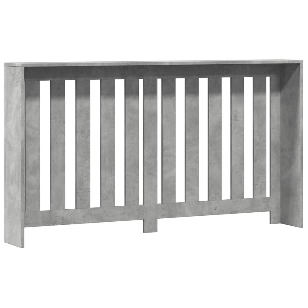 Radiatorombouw 149x20x82 cm bewerkt hout betongrijs is nu te koop bij PeponiXL, paradijselijk wonen!
