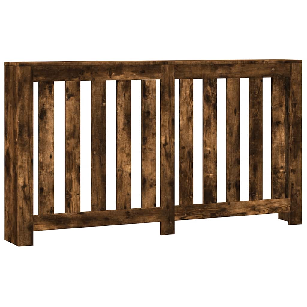 Radiatorombouw 149x20x82 cm bewerkt hout gerookt eikenkleurig is nu te koop bij PeponiXL, paradijselijk wonen!
