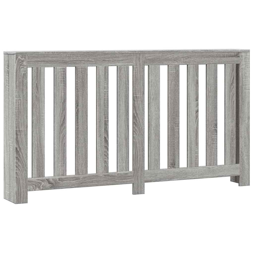 Radiatorombouw 149x20x82 cm bewerkt hout grijs sonoma eiken is nu te koop bij PeponiXL, paradijselijk wonen!