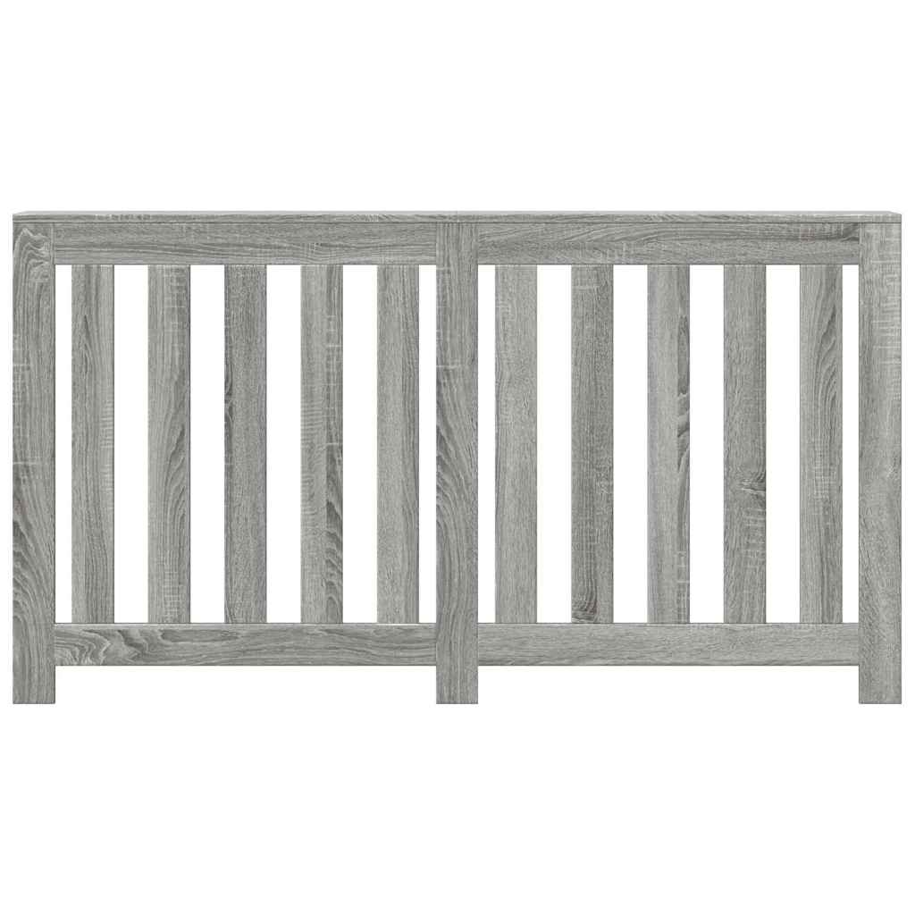 Radiatorombouw 149x20x82 cm bewerkt hout grijs sonoma eiken is nu te koop bij PeponiXL, paradijselijk wonen!