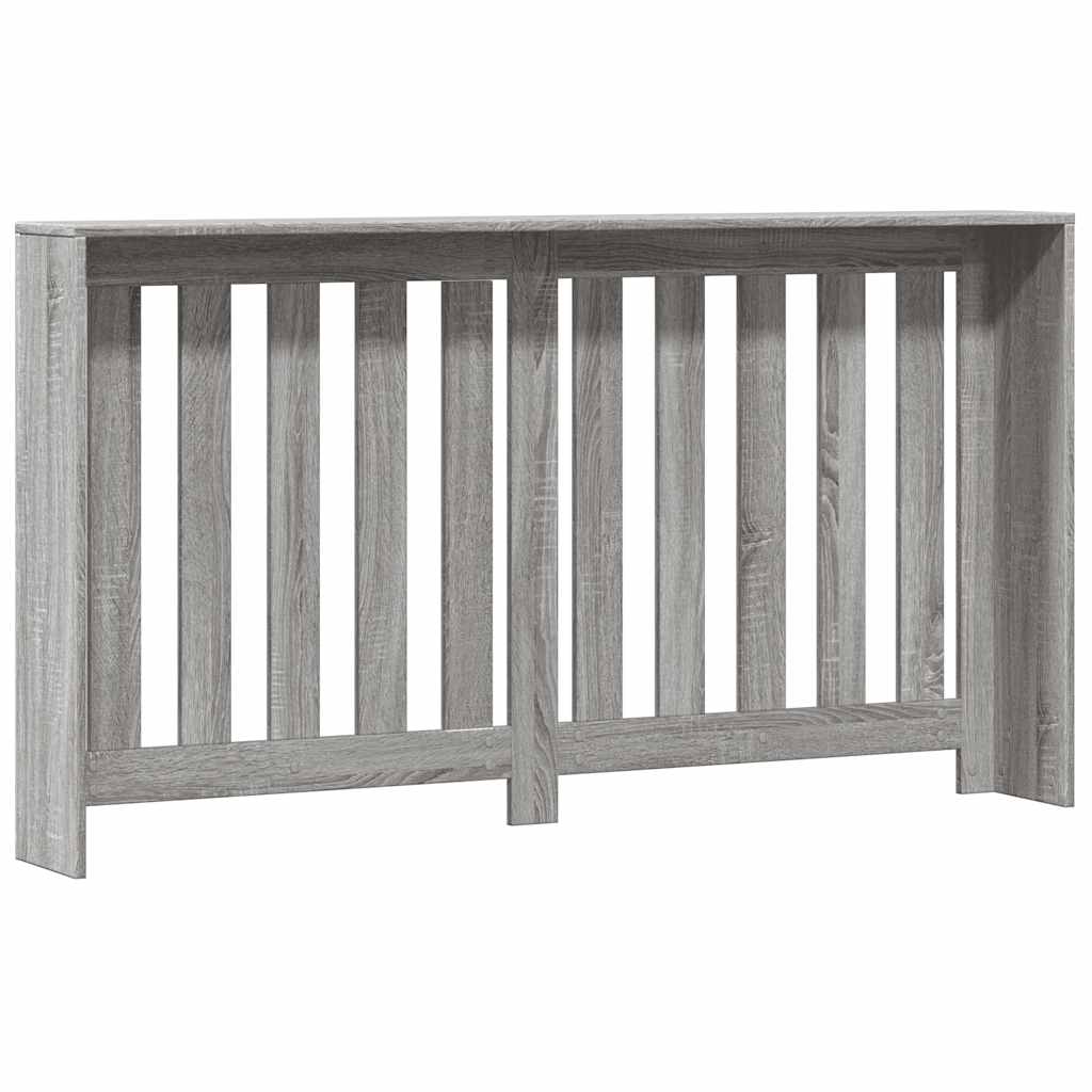 Radiatorombouw 149x20x82 cm bewerkt hout grijs sonoma eiken is nu te koop bij PeponiXL, paradijselijk wonen!