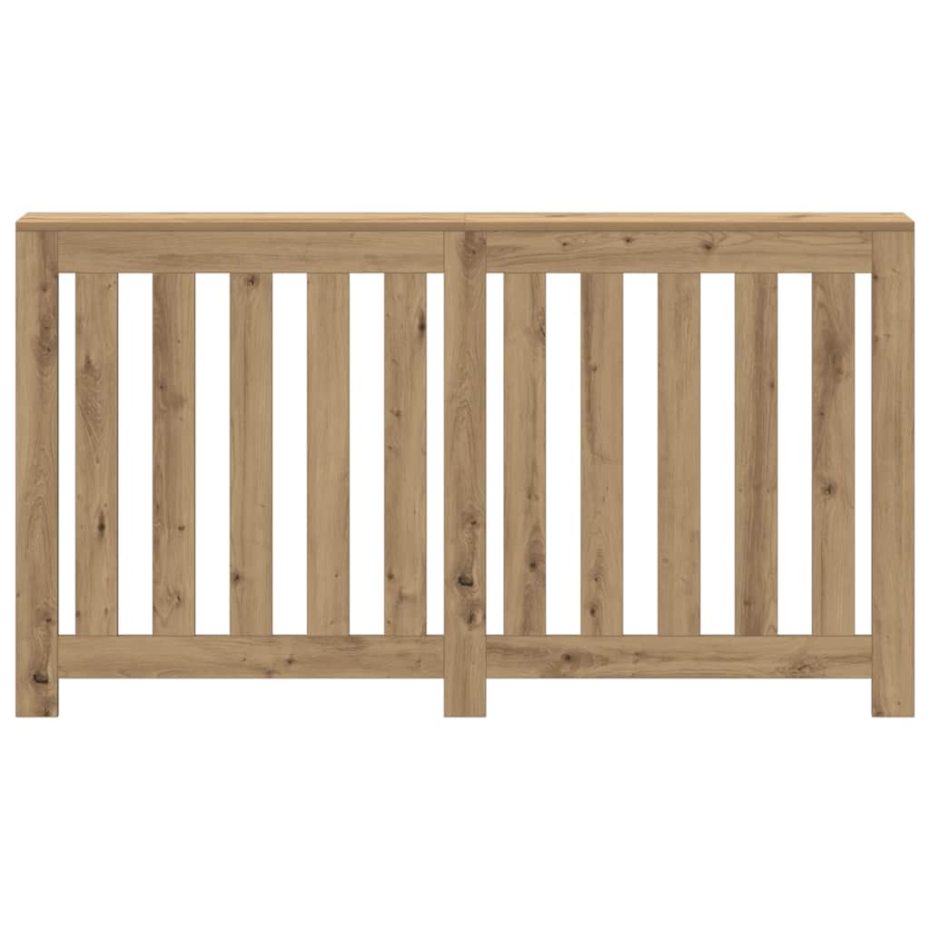 Radiatorombouw 149x20x82 cm bewerkt hout artisanaal eikenkleur is nu te koop bij PeponiXL, paradijselijk wonen!