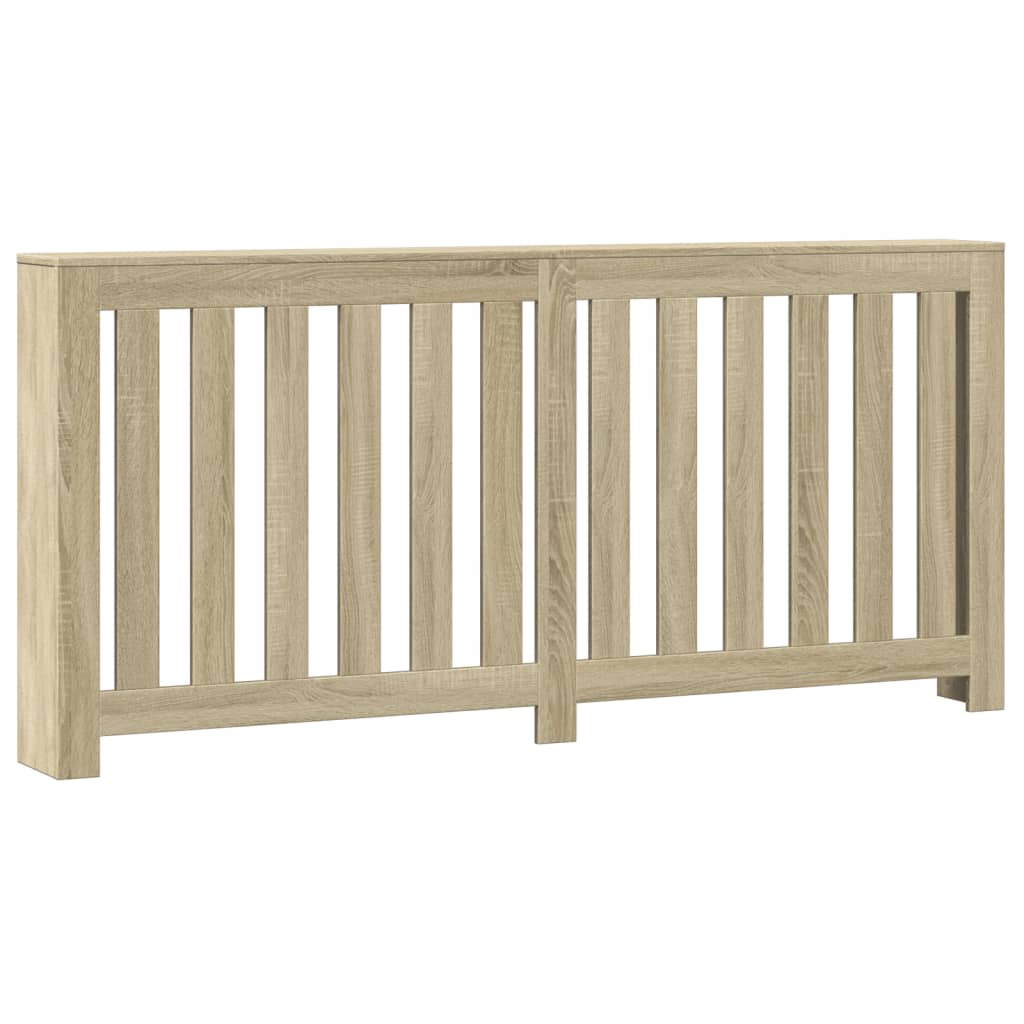 Radiatorombouw 175x20x82 cm bewerkt hout sonoma eikenkleurig is nu te koop bij PeponiXL, paradijselijk wonen!