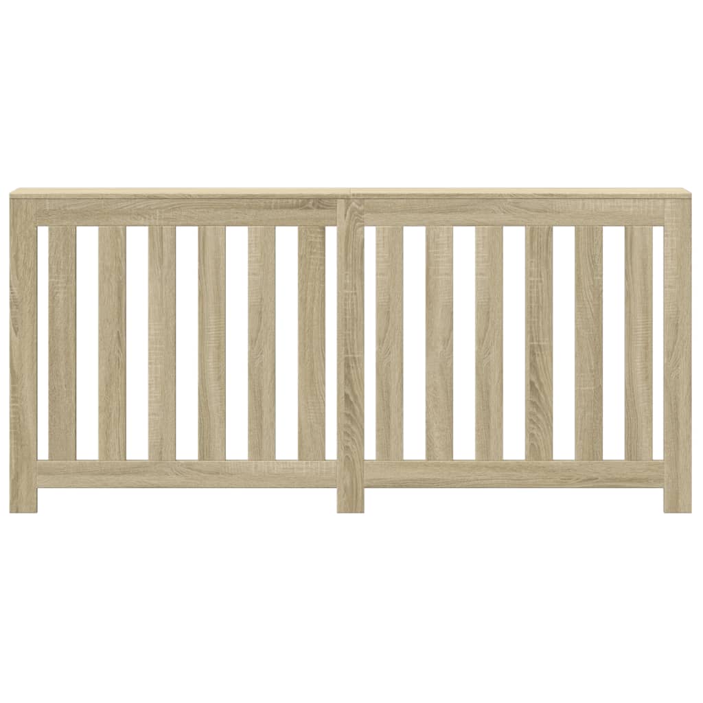Radiatorombouw 175x20x82 cm bewerkt hout sonoma eikenkleurig is nu te koop bij PeponiXL, paradijselijk wonen!