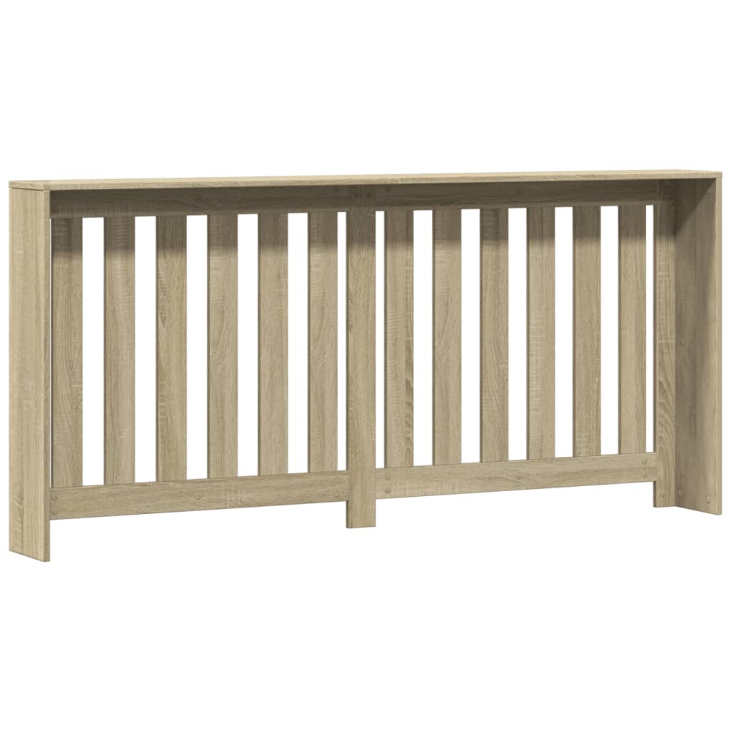 Radiatorombouw 175x20x82 cm bewerkt hout sonoma eikenkleurig is nu te koop bij PeponiXL, paradijselijk wonen!