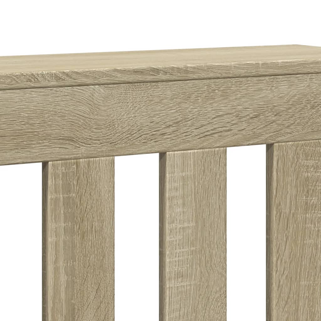 Radiatorombouw 175x20x82 cm bewerkt hout sonoma eikenkleurig is nu te koop bij PeponiXL, paradijselijk wonen!