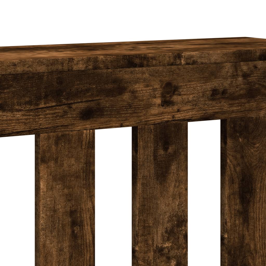 Radiatorombouw 175x20x82 cm bewerkt hout gerookt eikenkleurig is nu te koop bij PeponiXL, paradijselijk wonen!