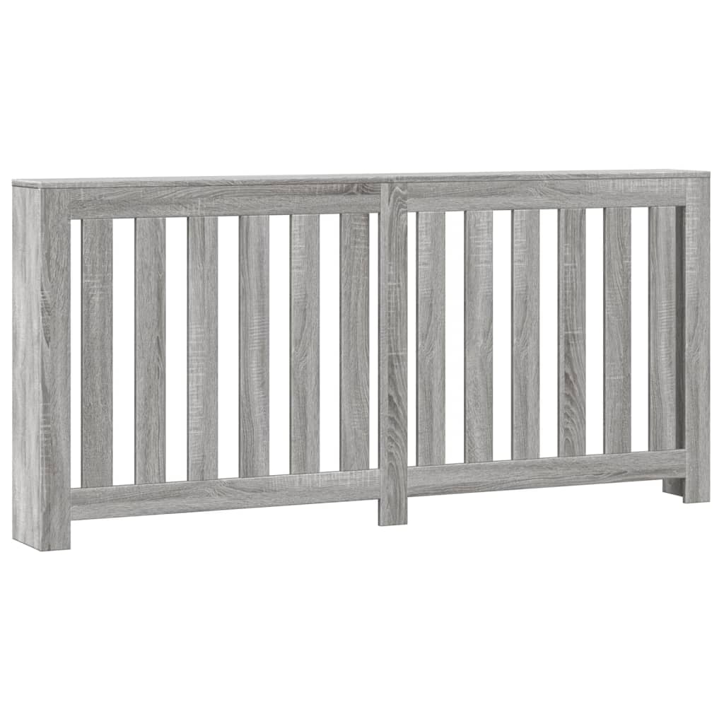 Radiatorombouw 175x20x82 cm bewerkt hout grijs sonoma eiken is nu te koop bij PeponiXL, paradijselijk wonen!