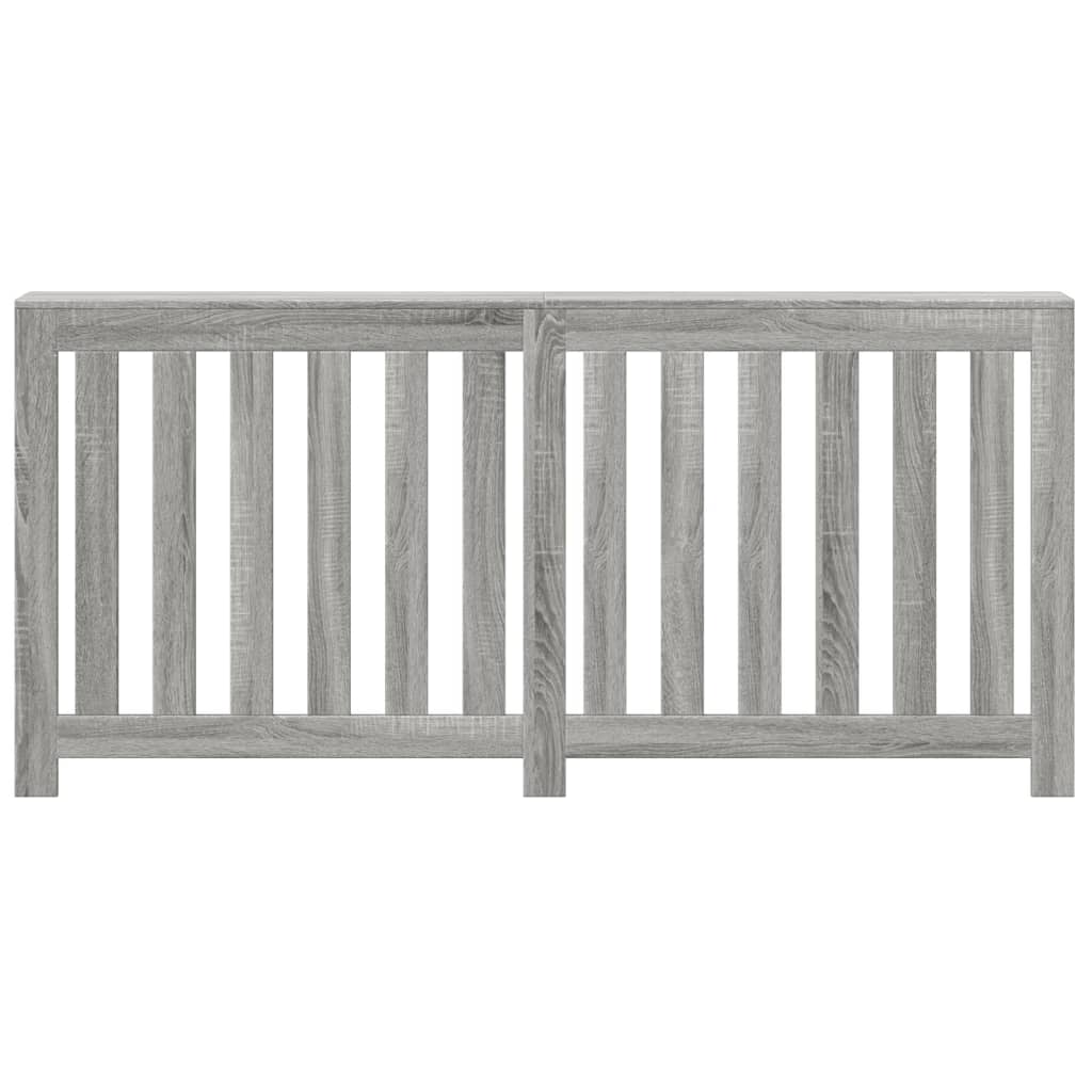 Radiatorombouw 175x20x82 cm bewerkt hout grijs sonoma eiken is nu te koop bij PeponiXL, paradijselijk wonen!