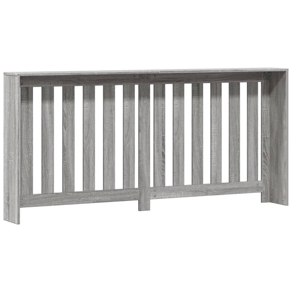 Radiatorombouw 175x20x82 cm bewerkt hout grijs sonoma eiken is nu te koop bij PeponiXL, paradijselijk wonen!