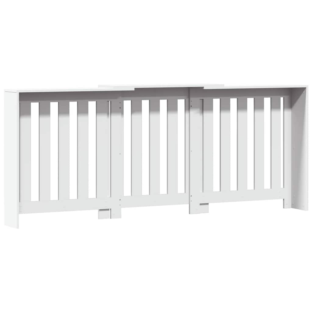 Radiatorombouw 205x21,5x83,5 cm bewerkt hout wit is nu te koop bij PeponiXL, paradijselijk wonen!