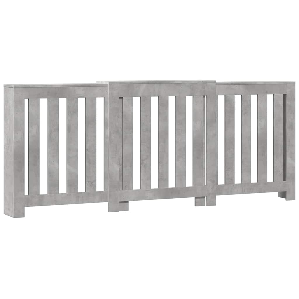 Radiatorombouw 205x21,5x83,5 cm bewerkt hout betongrijs is nu te koop bij PeponiXL, paradijselijk wonen!