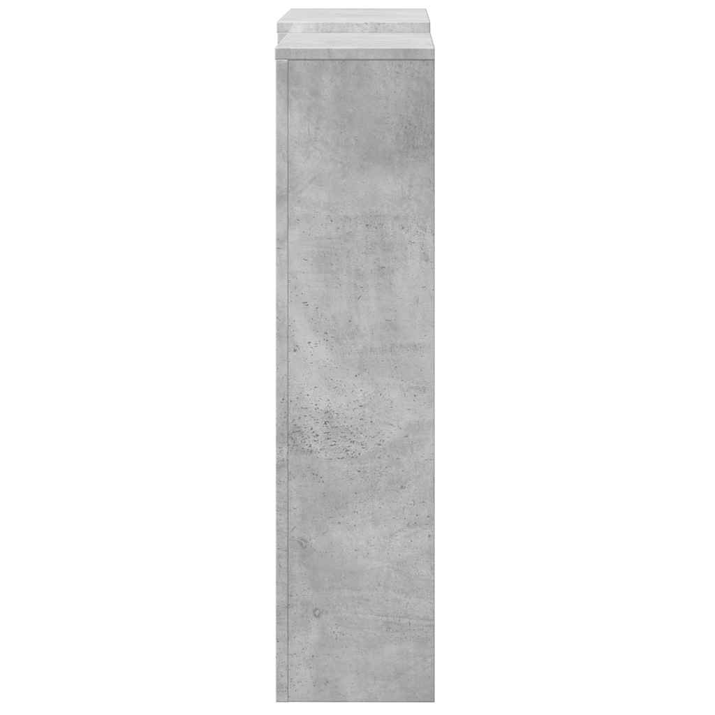 Radiatorombouw 205x21,5x83,5 cm bewerkt hout betongrijs is nu te koop bij PeponiXL, paradijselijk wonen!