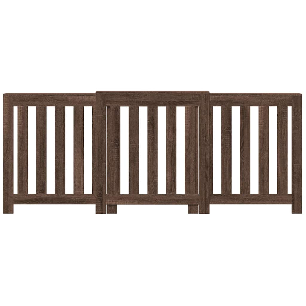 Radiatorombouw 205x21,5x83,5 cm bewerkt hout bruin eikenkleurig is nu te koop bij PeponiXL, paradijselijk wonen!