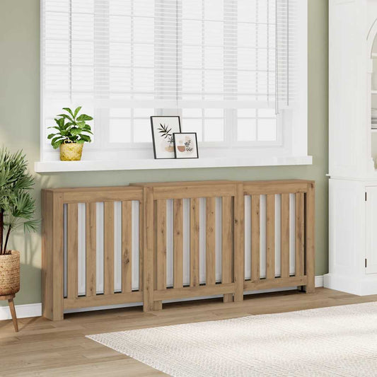 Radiatorombouw 205x21,5x83,5 cm bewerkt hout artisanaal eiken is nu te koop bij PeponiXL, paradijselijk wonen!