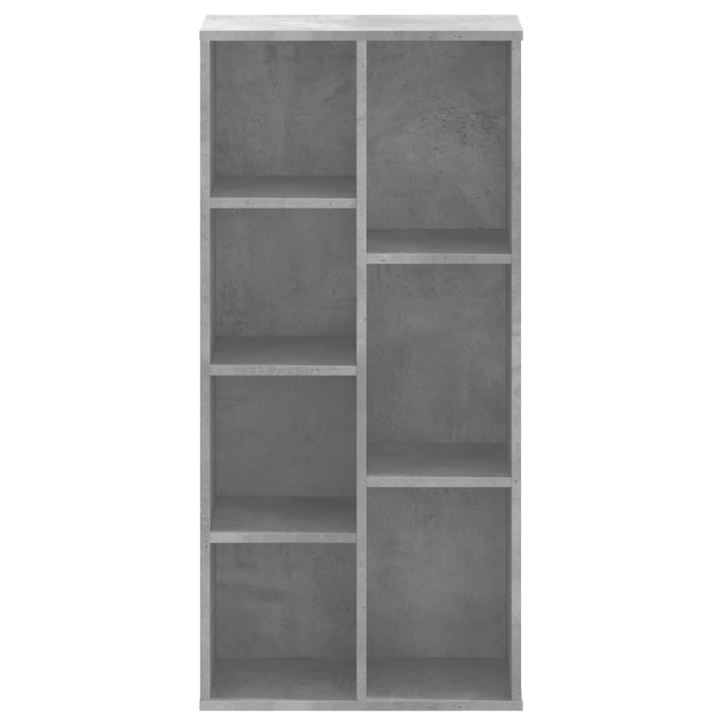 Boekenkast 50x25x105 cm bewerkt hout betongrijs is nu te koop bij PeponiXL, paradijselijk wonen!