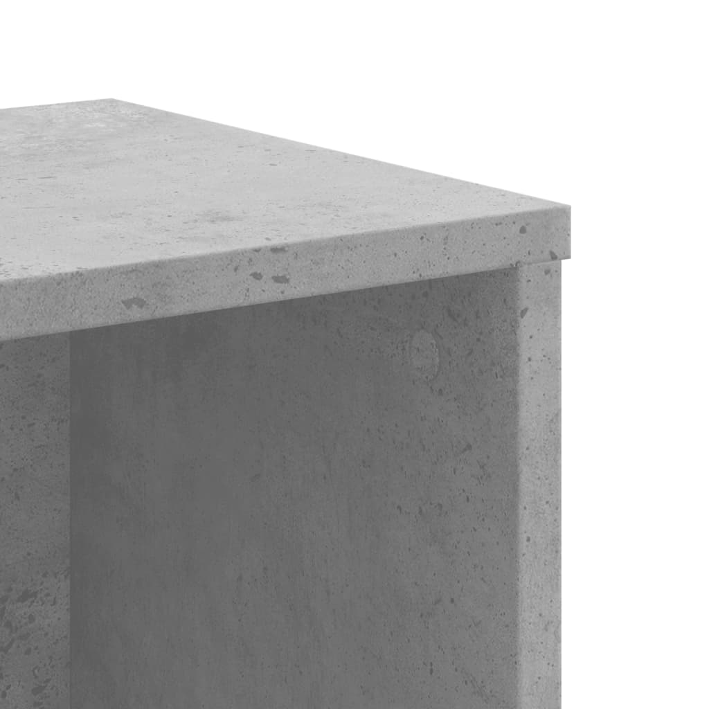 Boekenkast 50x25x105 cm bewerkt hout betongrijs is nu te koop bij PeponiXL, paradijselijk wonen!