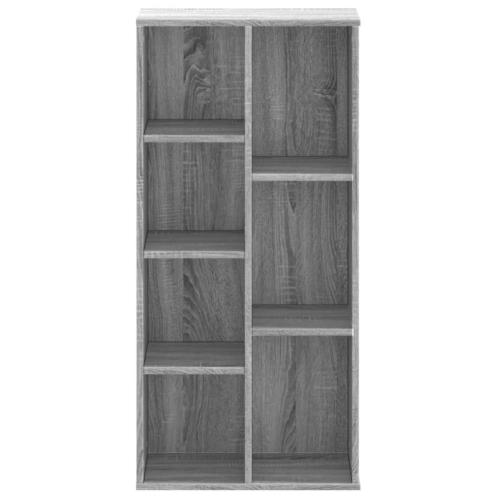 Boekenkast 50x25x105 cm bewerkt hout grijs sonoma eikenkleurig is nu te koop bij PeponiXL, paradijselijk wonen!