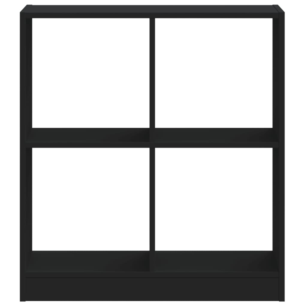 Boekenkast 68,5x32x75 cm bewerkt hout zwart is nu te koop bij PeponiXL, paradijselijk wonen!