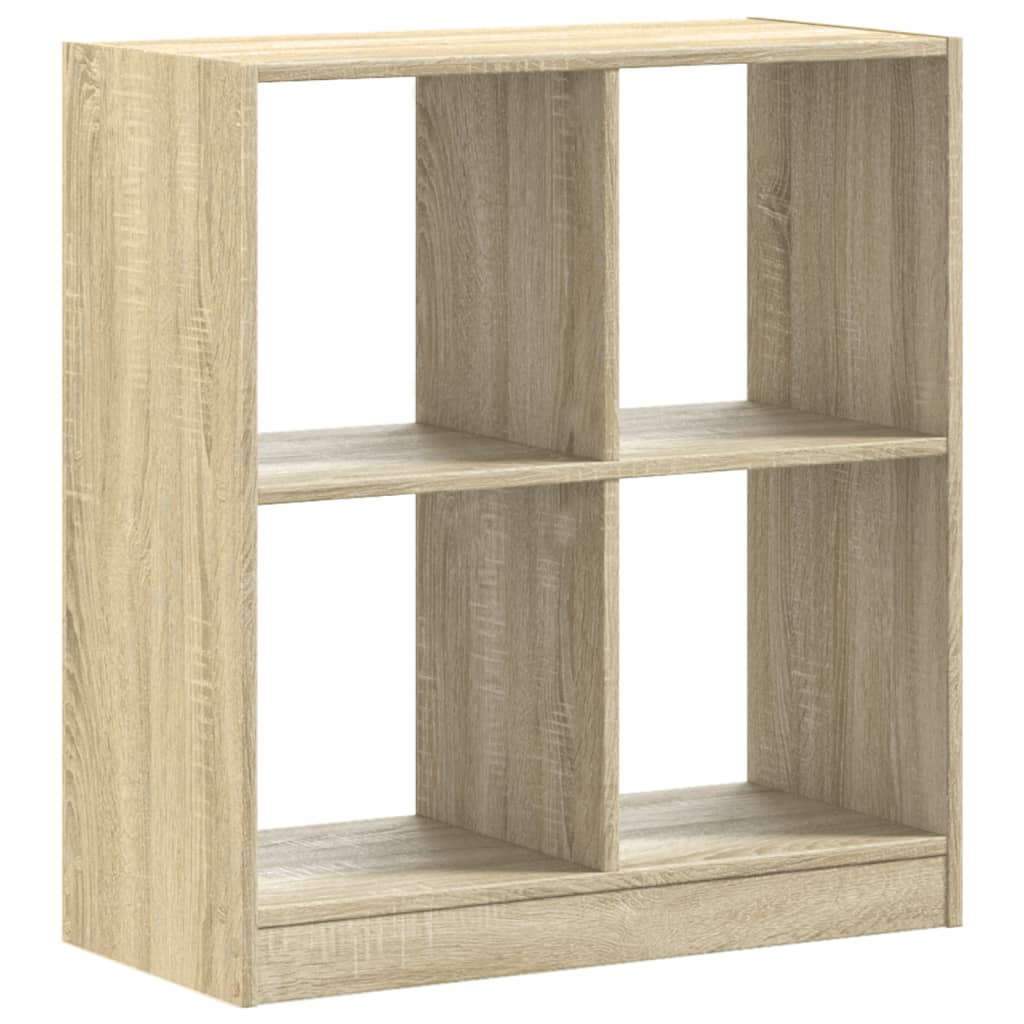 Boekenkast 68,5x32x75 cm bewerkt hout sonoma eikenkleurig is nu te koop bij PeponiXL, paradijselijk wonen!