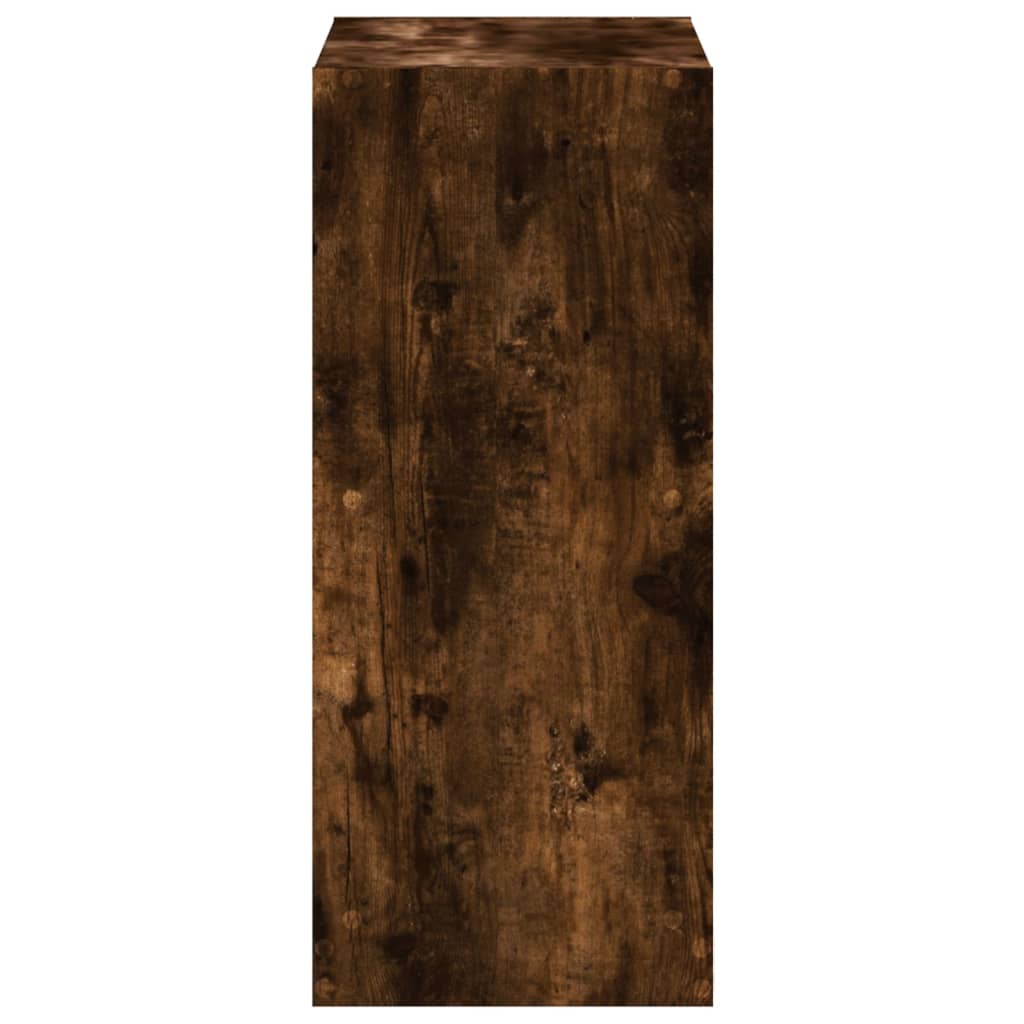 Boekenkast 68,5x32x75 cm bewerkt hout gerookt eikenkleurig is nu te koop bij PeponiXL, paradijselijk wonen!