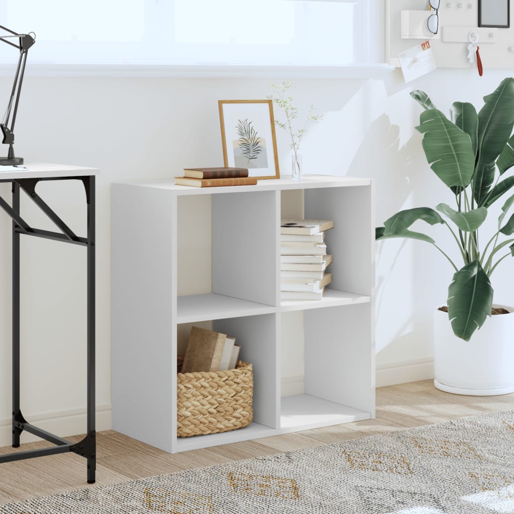 Boekenkast 68,5x32x68,5 cm bewerkt hout wit is nu te koop bij PeponiXL, paradijselijk wonen!