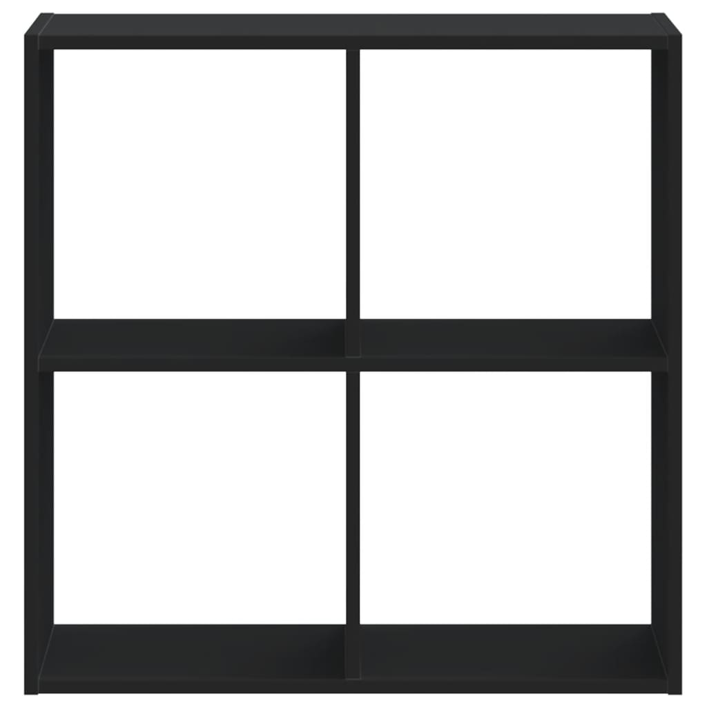 Boekenkast 68,5x32x68,5 cm bewerkt hout zwart is nu te koop bij PeponiXL, paradijselijk wonen!