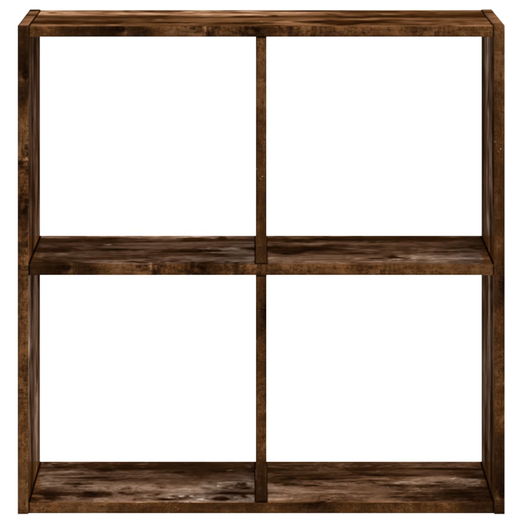 Boekenkast 68,5x32x68,5 cm bewerkt hout gerookt eikenkleurig is nu te koop bij PeponiXL, paradijselijk wonen!