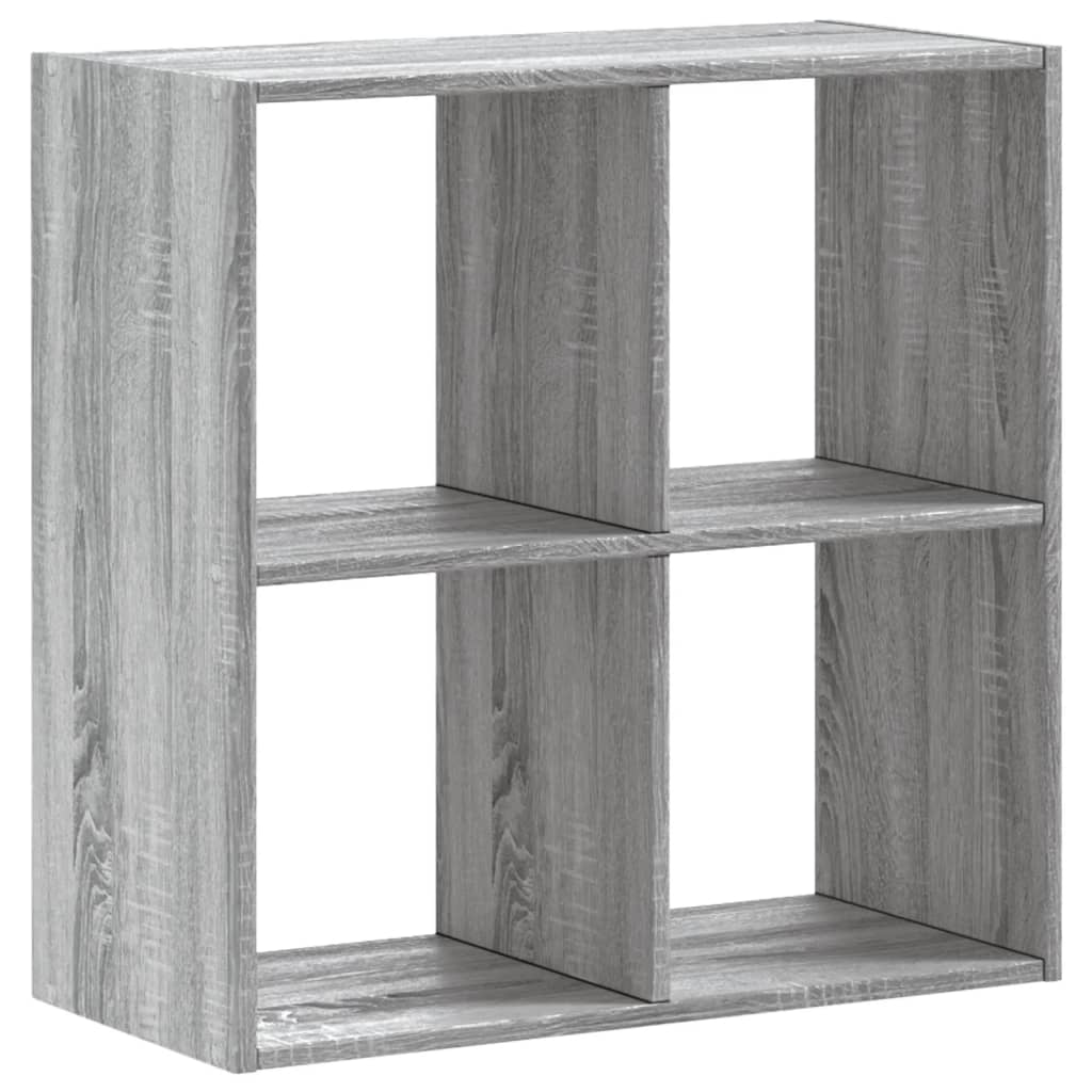 Boekenkast 68,5x32x68,5 cm bewerkt hout grijs sonoma eiken is nu te koop bij PeponiXL, paradijselijk wonen!