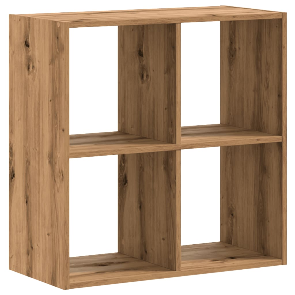 Boekenkast 68,5x32x68,5 cm bewerkt hout artisanaal eikenkleurig is nu te koop bij PeponiXL, paradijselijk wonen!
