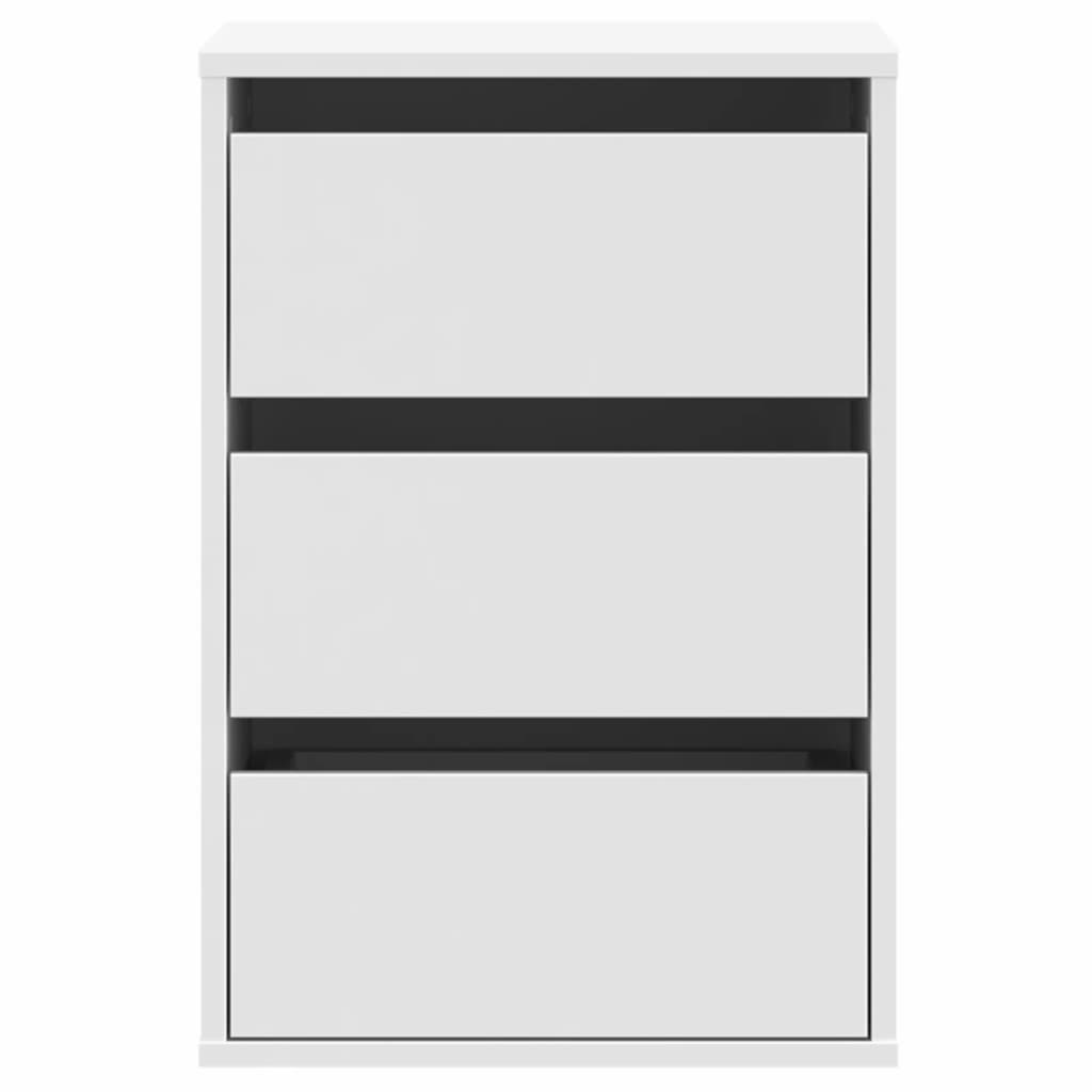 Ladekast 40x41x58 cm bewerkt hout wit is nu te koop bij PeponiXL, paradijselijk wonen!