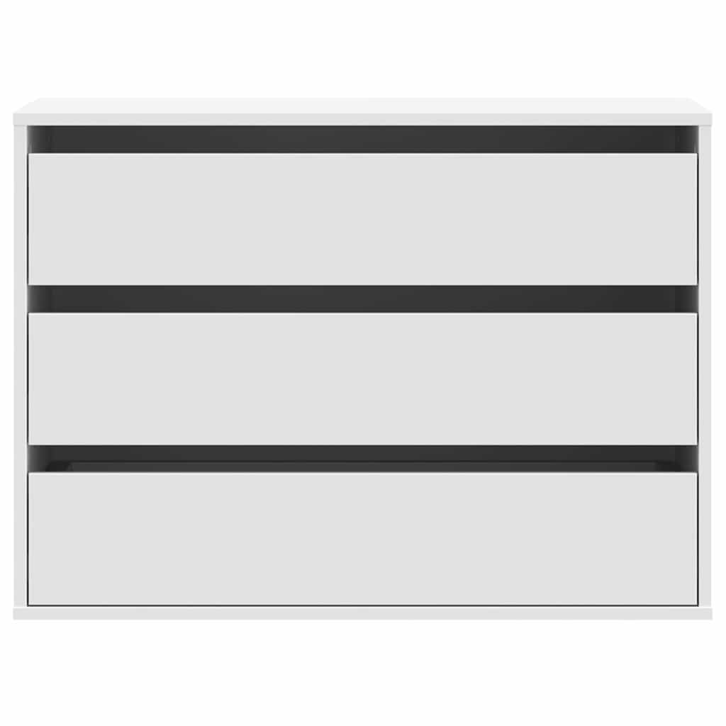 Ladekast 80x41x58 cm bewerkt hout wit is nu te koop bij PeponiXL, paradijselijk wonen!