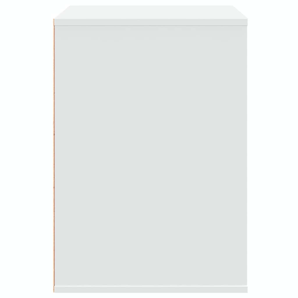 Ladekast 80x41x58 cm bewerkt hout wit is nu te koop bij PeponiXL, paradijselijk wonen!