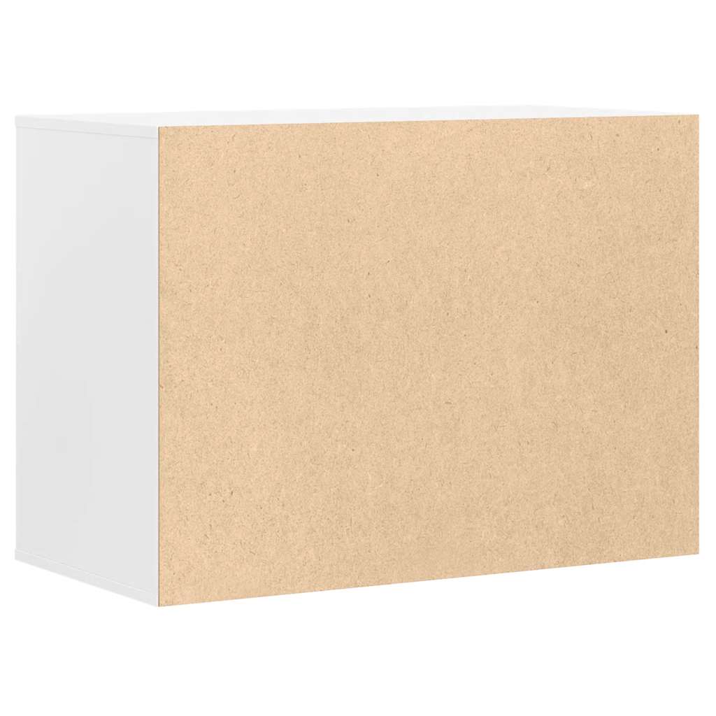 Ladekast 80x41x58 cm bewerkt hout wit is nu te koop bij PeponiXL, paradijselijk wonen!