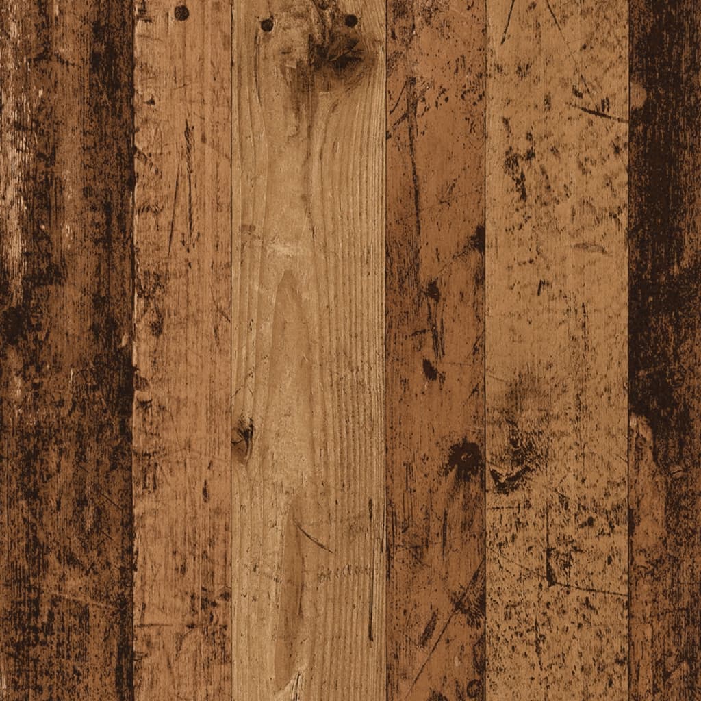 Plantenstandaards 2 st 25x25x35 cm bewerkt hout oud houtkleurig is nu te koop bij PeponiXL, paradijselijk wonen!