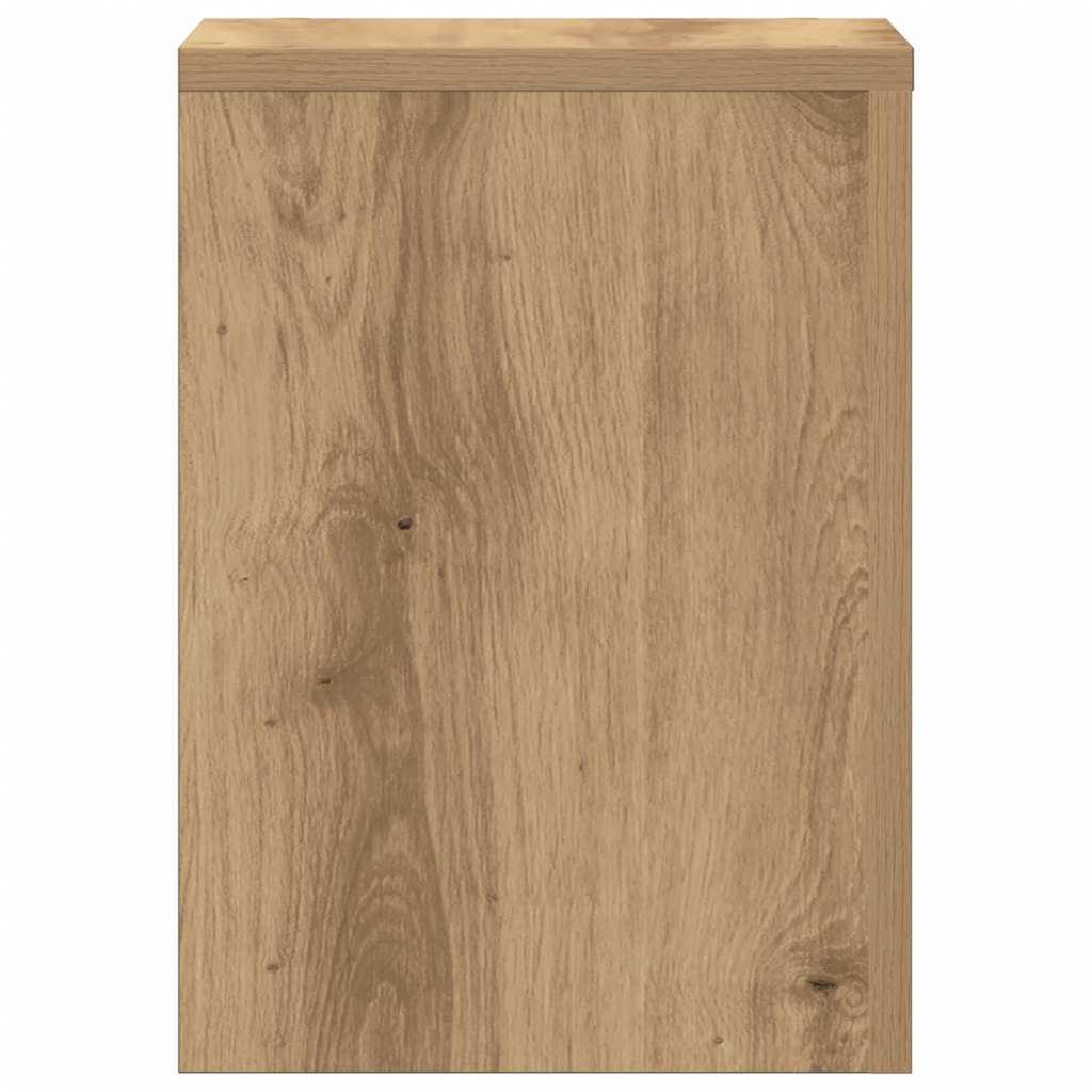 Plantenstandaards 2 st 25x25x35 cm hout artisanaal eiken is nu te koop bij PeponiXL, paradijselijk wonen!