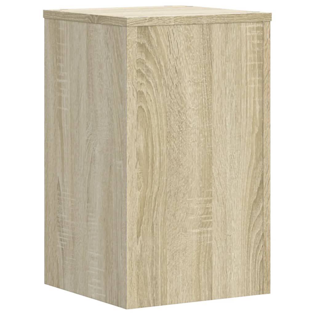 Plantenstandaards 2 st 30x30x50 cm bewerkt hout sonoma eiken is nu te koop bij PeponiXL, paradijselijk wonen!