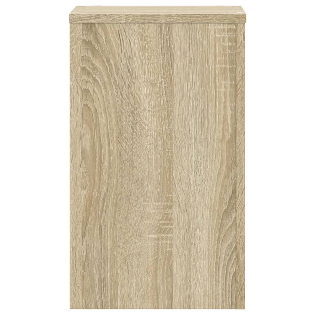 Plantenstandaards 2 st 30x30x50 cm bewerkt hout sonoma eiken is nu te koop bij PeponiXL, paradijselijk wonen!