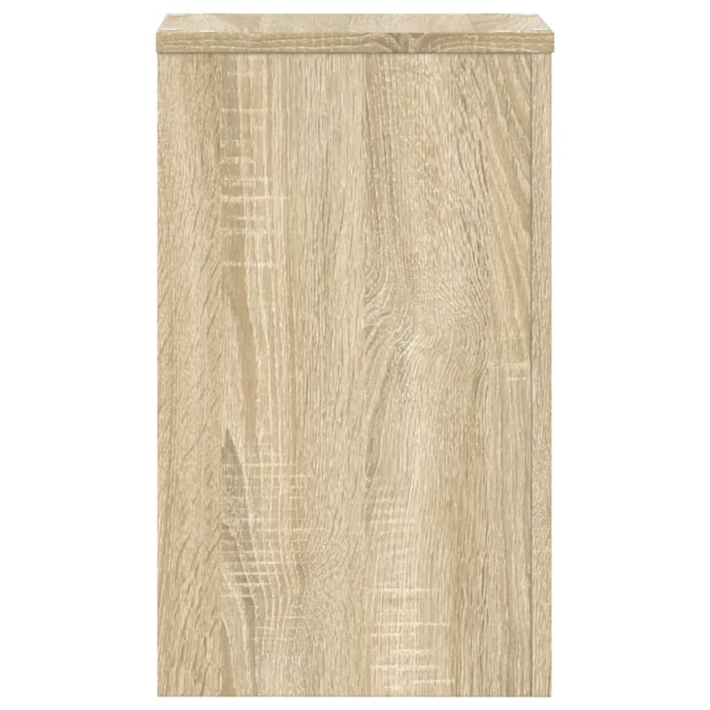 Plantenstandaards 2 st 30x30x50 cm bewerkt hout sonoma eiken is nu te koop bij PeponiXL, paradijselijk wonen!