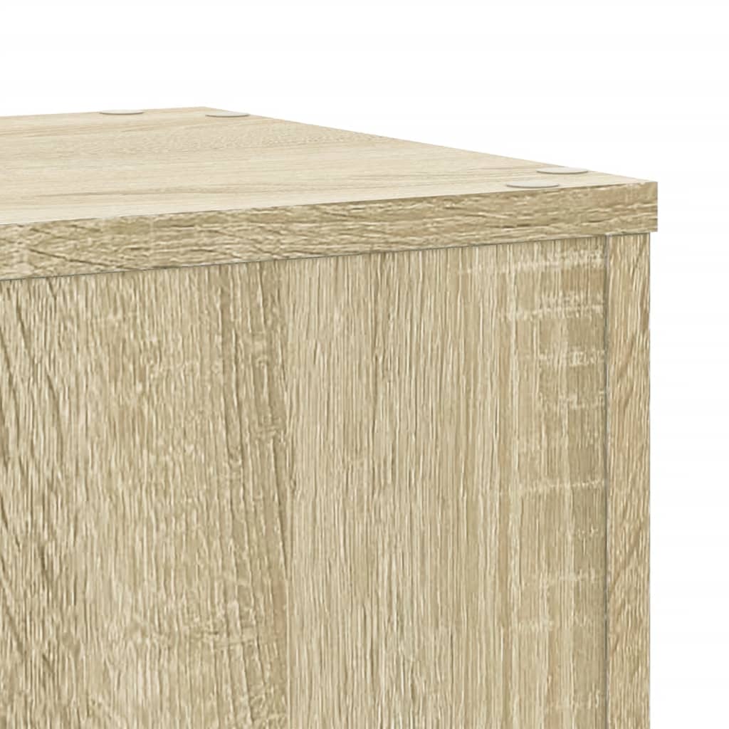 Plantenstandaards 2 st 30x30x50 cm bewerkt hout sonoma eiken is nu te koop bij PeponiXL, paradijselijk wonen!