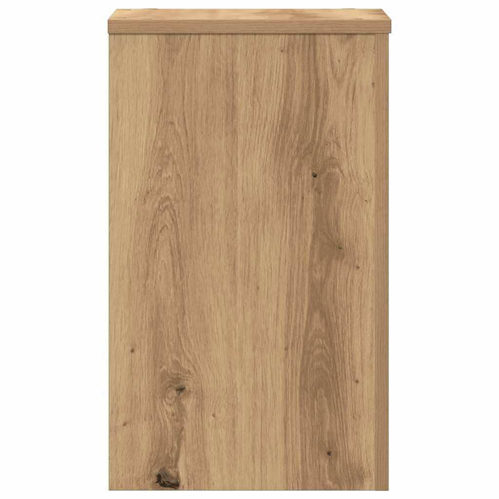 Plantenstandaards 2 st 30x30x50 cm hout artisanaal eiken is nu te koop bij PeponiXL, paradijselijk wonen!