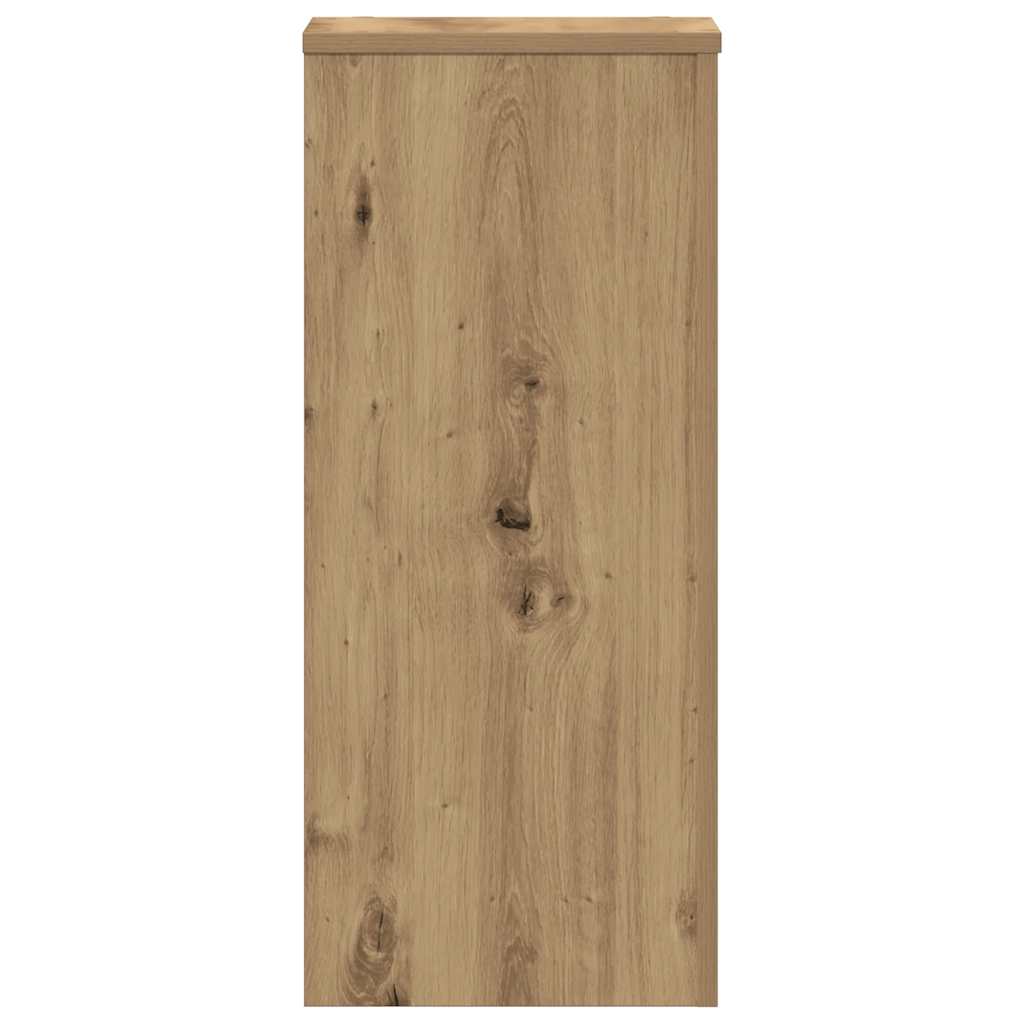 Plantenstandaards 2 st 30x30x70 cm hout artisanaal eiken is nu te koop bij PeponiXL, paradijselijk wonen!