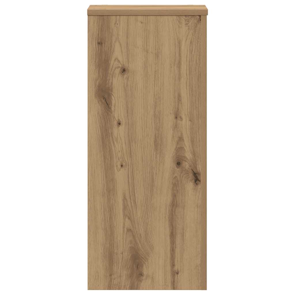 Plantenstandaards 2 st 30x30x70 cm hout artisanaal eiken is nu te koop bij PeponiXL, paradijselijk wonen!