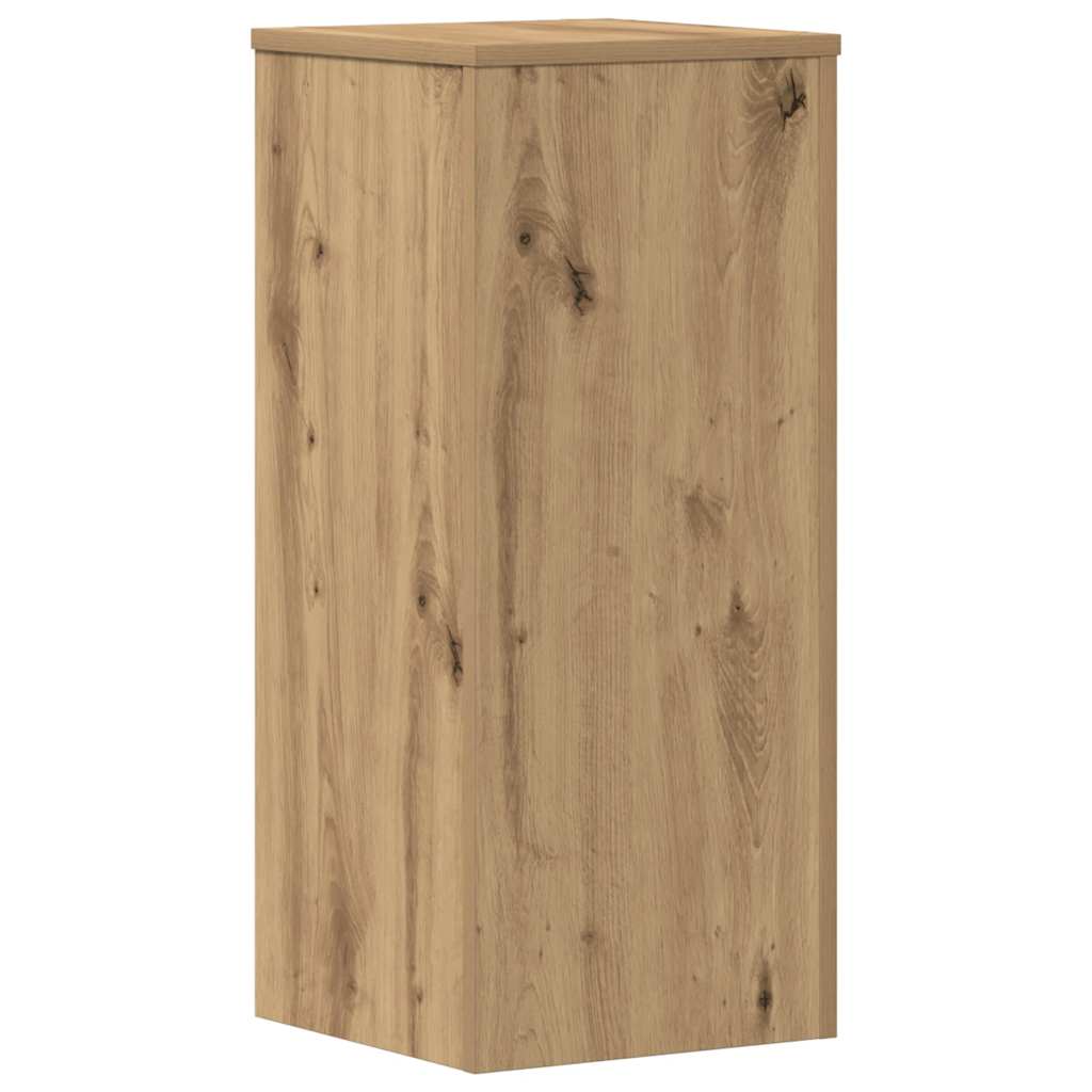 Plantenstandaards 2 st 30x30x70 cm hout artisanaal eiken is nu te koop bij PeponiXL, paradijselijk wonen!
