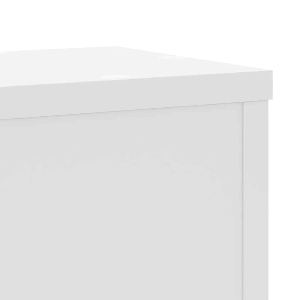 Plantenstandaards 2 st 17x17x60 cm bewerkt hout wit is nu te koop bij PeponiXL, paradijselijk wonen!