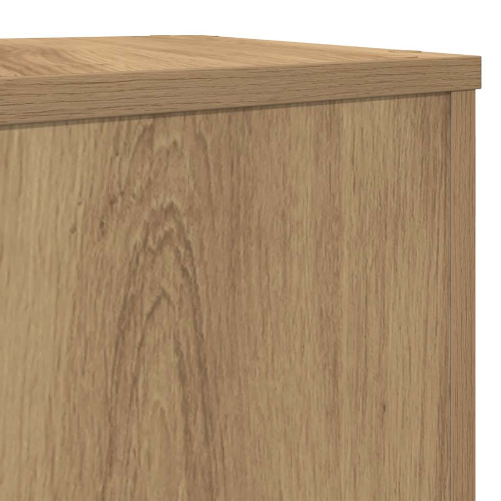 Plantenstandaards 2 st 25x25x80 cm hout artisanaal eikenkleurig is nu te koop bij PeponiXL, paradijselijk wonen!
