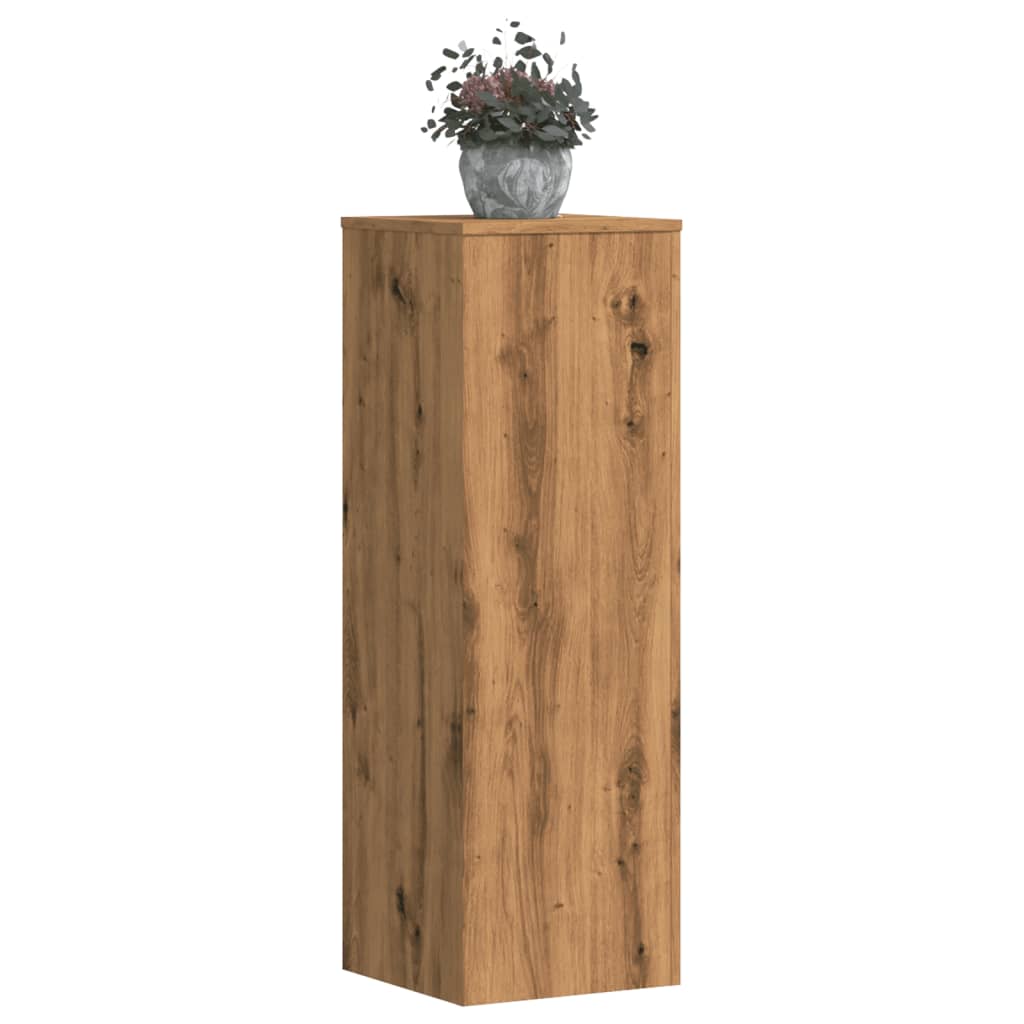 Plantenstandaard 33x33x100 cm bewerkt hout artisanaal eiken is nu te koop bij PeponiXL, paradijselijk wonen!