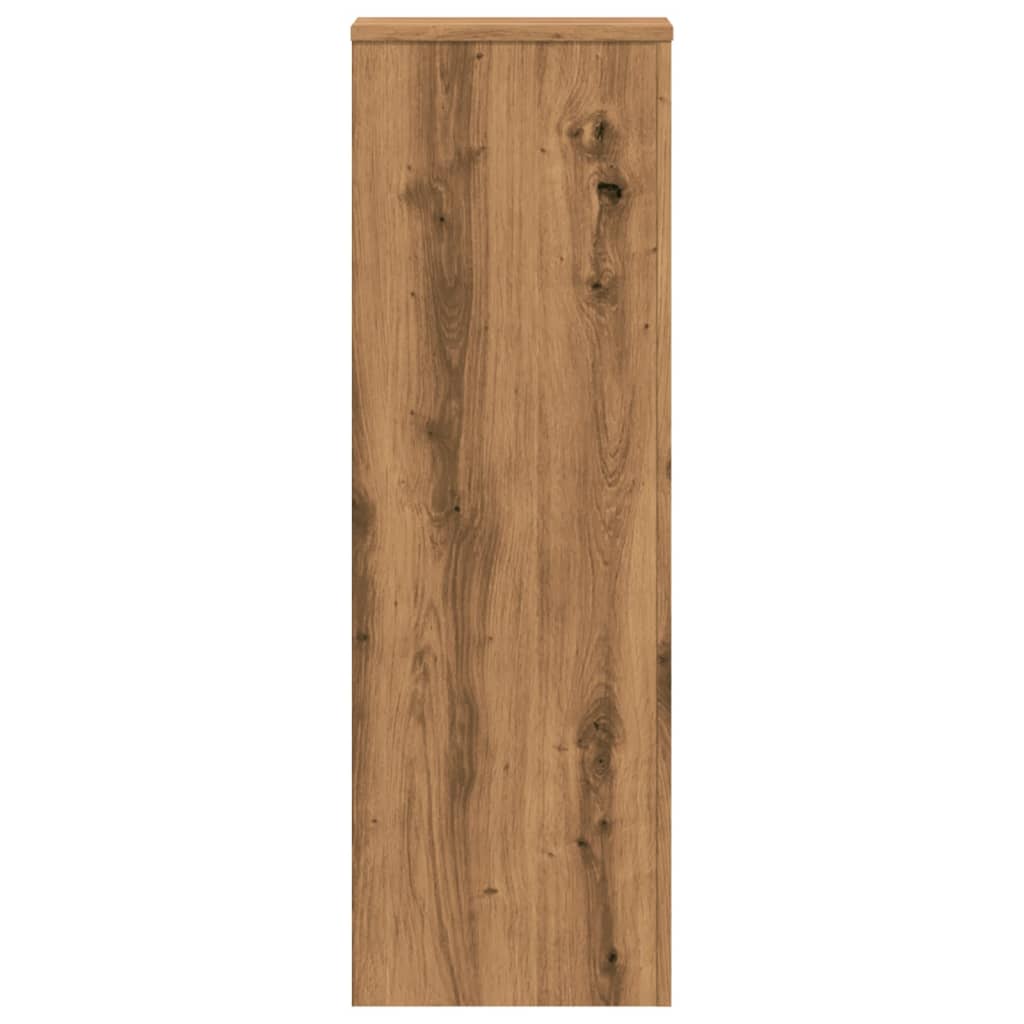 Plantenstandaard 33x33x100 cm bewerkt hout artisanaal eiken is nu te koop bij PeponiXL, paradijselijk wonen!